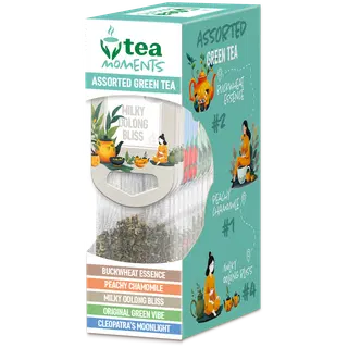 Tea Moments assortii roheline tee 33,6g (5maitset × 3)