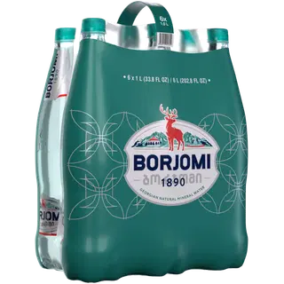 Borjomi karboniseeritud looduslik mineraalvesi 6x1,25L