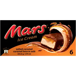Mars Jäätis soolakaramelliga 6-pakk 223,8 g/270 ml