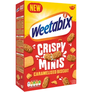 Weetabix Minis karamelliseeritud küpsisetükkidega täisteranisust hommikuhelbed 500g