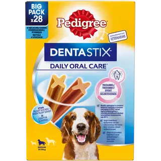 Pedigree DentaStix keskmine 28-pakk(4x7tk)