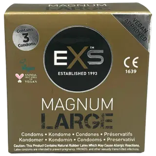 EXS Magnum Large kondoomid 3tk