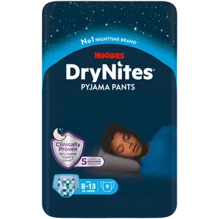 Püksmähkmed DRY NITES Boy 30-48kg 9tk