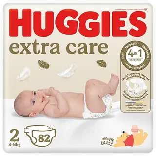 Huggies teipmähkmed Extra Care 2 3-6kg 82tk