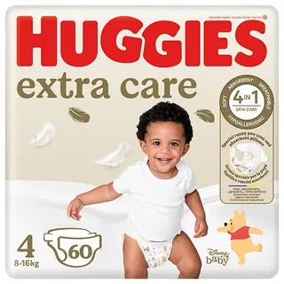 Mähkmed Huggies Extra Care 4 8-16kg 60tk