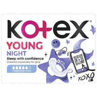 Hügieeniside Kotex Young Night 7tk