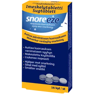 Snoreeze norskamisvastased tabletid 16tk