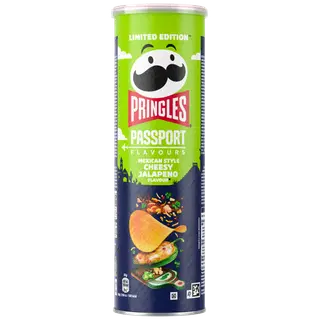 Pringles kartulikrõpsud Mexican Style Cheesy Jalapeno 165g