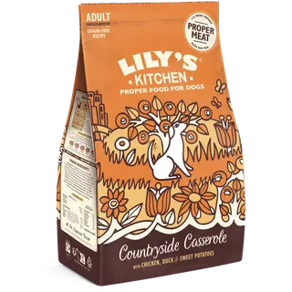 Lily's Kitchen Countryside Casserole kana ja pardiga kuivtoit koertele 1 kg
