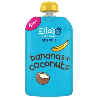 Ella's Kitchen Banaani-kookosepüree 4k, 120g