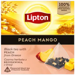 LIPTON virsiku-mango tee püramiid 20pk