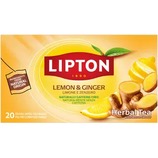 Lipton sidruni&ingveri tee 20 tk
