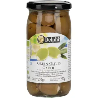 Delphi küüslaugutäidisega oliivid 360 g