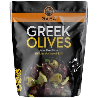 Gaea marineeritud kivideta oliivide segu 150 g