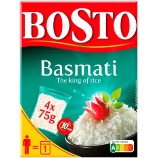 Bosto basmati riis 4x75g
