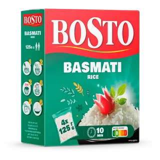 Basmati riis Bosto 4x125g
