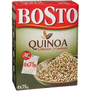Bosto Quinoa, kolmevärviline 4x75 g