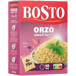 Bosto Orzo pasta 4x75g