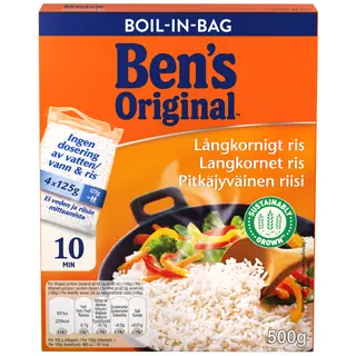 Ben's original boil-in-bag pikateraline riis 500 g