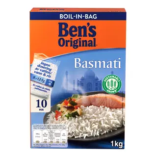Ben's original basmatiriis keedukotikestes 8 × 125g
