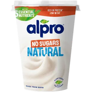 Alpro No Sugars suhkruvaba fermenteeritud sojatoode, maitsestamata 400 g