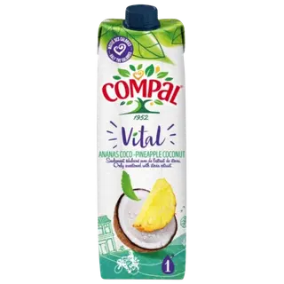 Compal ananassi- ja kooksenektar 1L