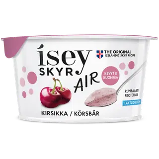 Isey Skyr Air õhuline kirsimaitseline laktoosivaba piimatoode, 125 g