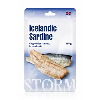 Isstormur hautatud sardiinifilee marinaadis 185g