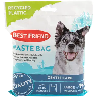Best Friend väljaheitekotid koertele 3 × 40 tk. L suurus