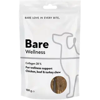 Bare Wellness kana-veise-kalkuni närimispulgad 100g