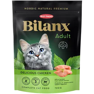 Best Friend Bilanx kana kuivtoit täiskasvanud kassidele teraviljavaba 700 g