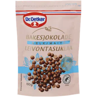 Dr.Oetker piimašokolaadinööbid küpsetamiseks 100 g