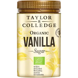 Taylor & colledge ökoloogiline roosuhkur vanilliga, 100 g