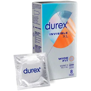 Kondoomid Durex Invisible XL 8tk