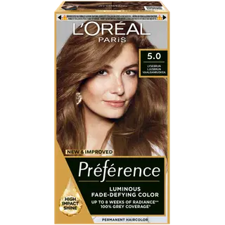 Juuksevärv Loreal Preference Infinia 5 Lisbon Natural Light Brown