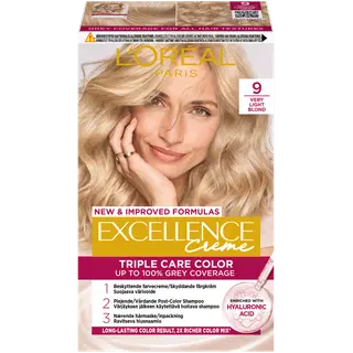 Juuksevärv Loreal Excellence Creme 9 Very Light Blonde
