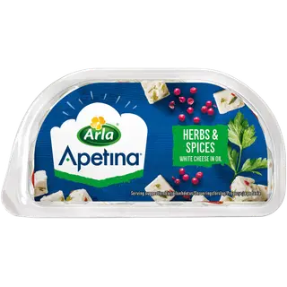 Arla Apetina ürdi-vürtsi juustusnäkid õlis, 100 g