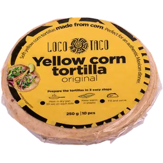 Loco Taco kollane maisitortilla 250 g