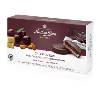 Anthon Berg Cherry in Rum, martsipanitäidisega 220g
