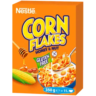 Hommikusöök Corn Flakes Honey & Nut, NESTLÉ, 350 g