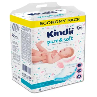 KINDII sluslina beebidele 30tk (60x40)