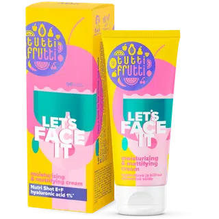 Tutti Frutti näokreem let's face it niisutav&matistav 50ml