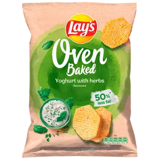 Kartulikrõps jogurti- ja ürdimaitseline Oven Baked, LAY'S, 180 g