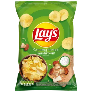 LAY'S Hapukoore- ja metsaseenemaitselised kartulikrõpsud 130g