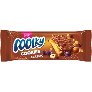 Goplana coolky cookies classic küpsised karamelli ja piimashokolaadiga 140g