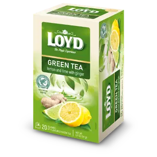 Loyd roheline tee sidruni-laimi-ingveri 20x1,7g