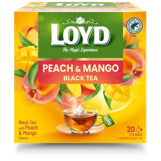 Loyd must tee virsiku ja mangoga 20x2g, püramiid