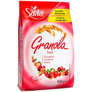 Granola müsli punaste marjadega Sante 350g