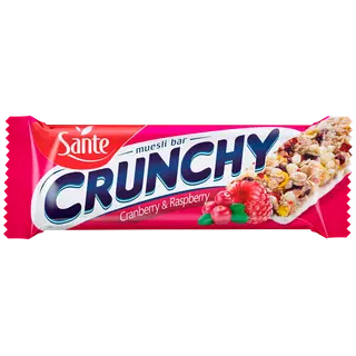 Müslibatoon jõhvika-vaarika Sante Crunchy 40g