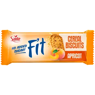 Sante Fit teravilja-aprikoosiküpsised, ilma lisatud suhkruta 50g
